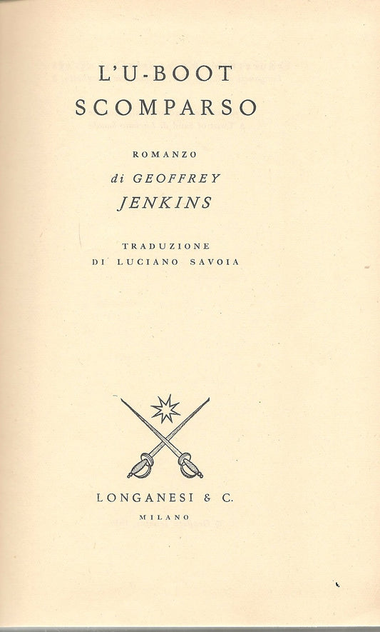 L'U-BOOT SCOMPARSO - GEOFFREY JENKINS