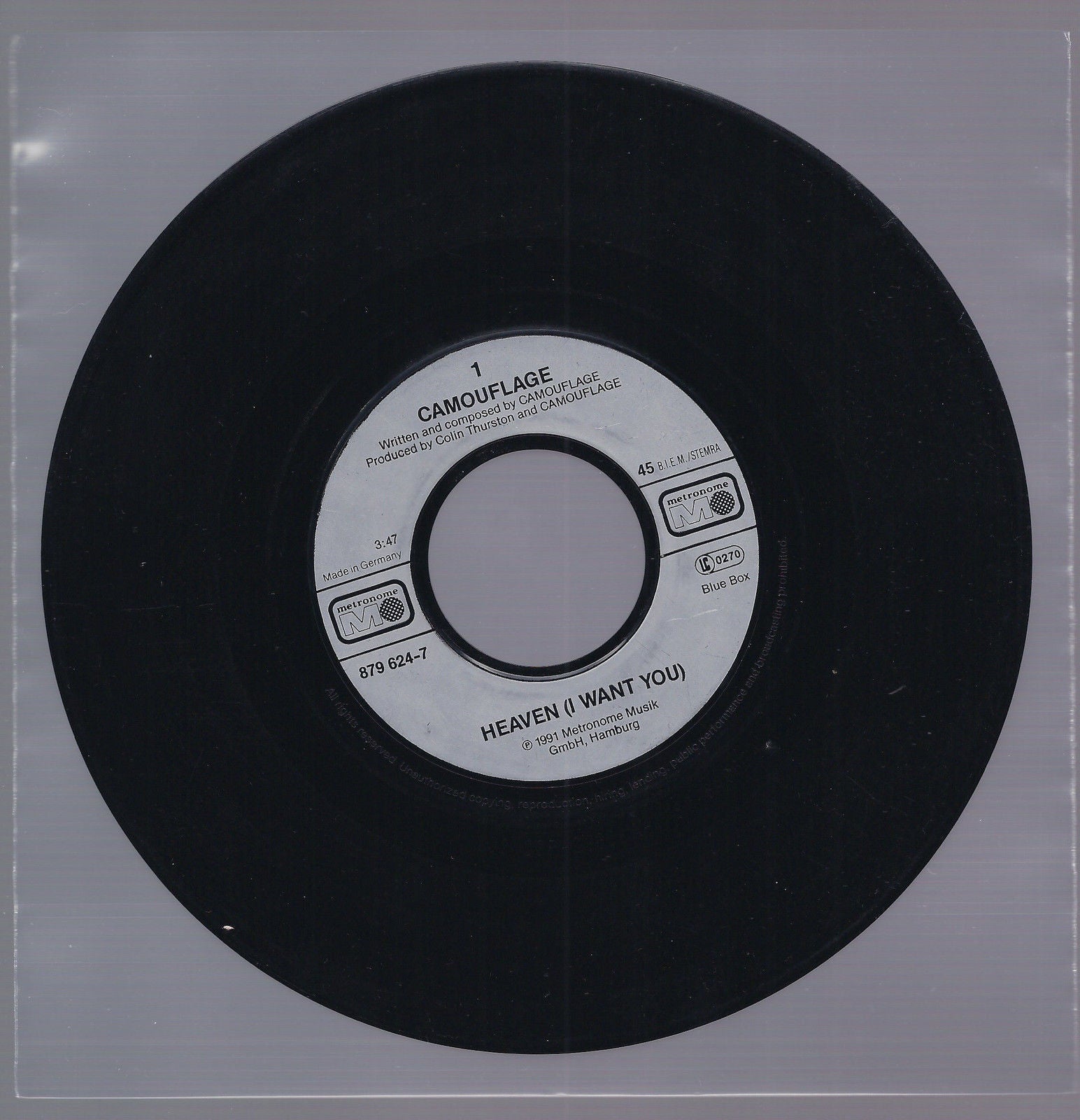 HEAVEN ( I WANT YOU ) - WHO THE HELL IS DAVID BUTLER! == CAMOUFLAGE
