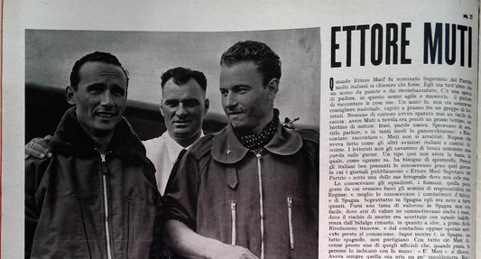ETTORE MUTI - CLIPPING-RITAGLIO DI GIORNALE