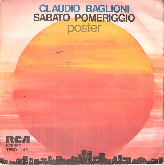 SABATO POMERIGGIO - POSTER# CLAUDIO BAGLIONI