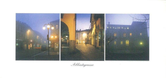 ABBIATEGRASSO - TRE VEDUTE NOTTURNE - NV