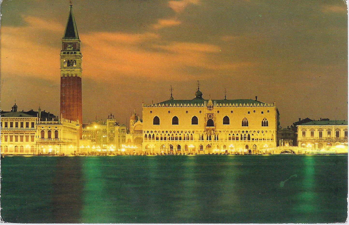 VENEZIA - PANORAMA NOTTURNO DEL BACINO - VSD - FP