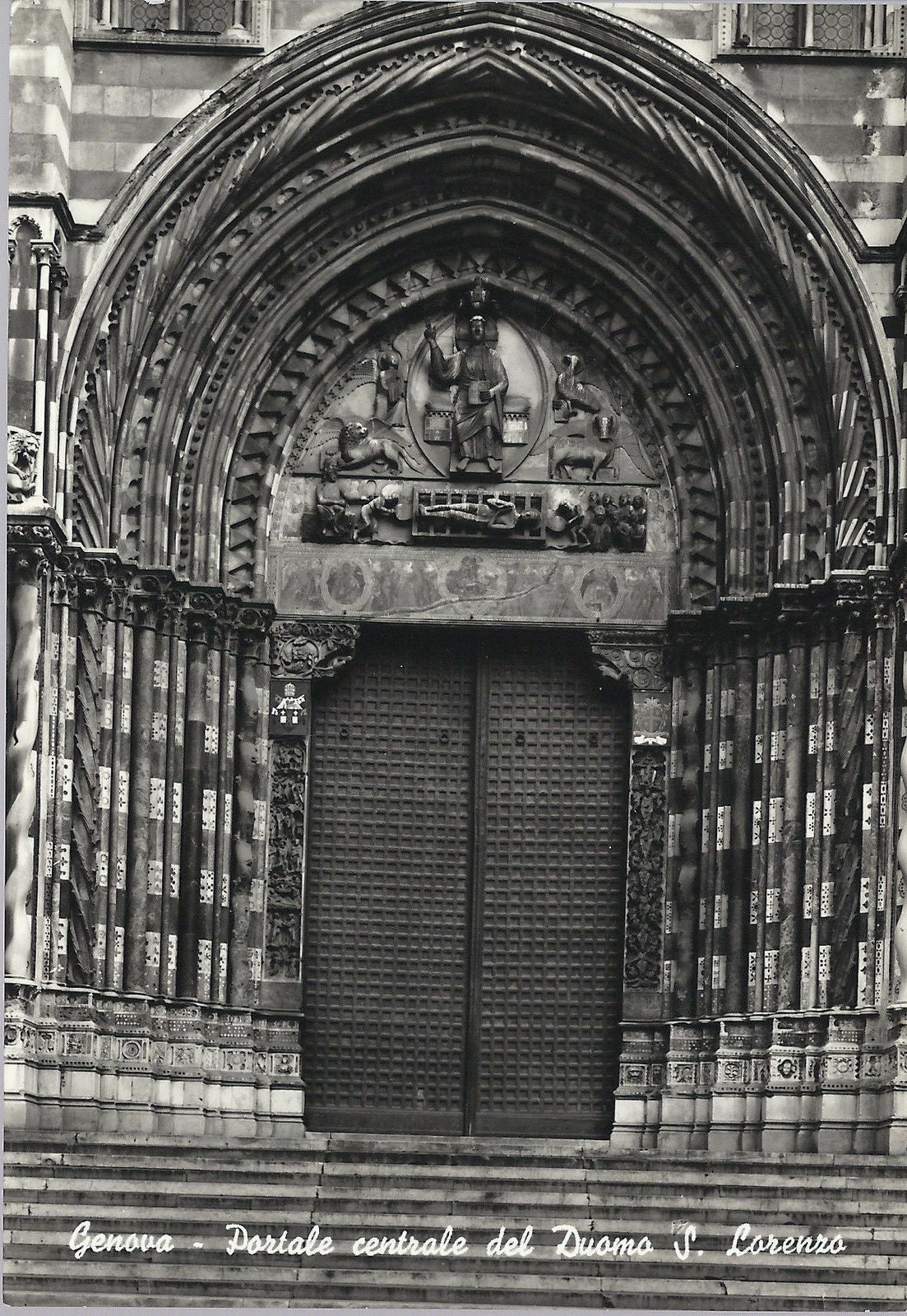 GENOVA - PORTALE CENTRALE DEL DUOMO S. LORENZO - NV