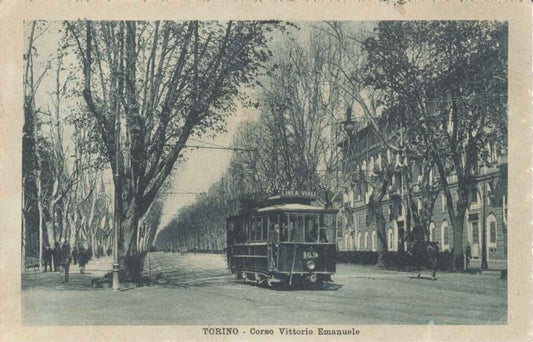 TORINO - CORSO VITTORIO EMANUELE - V1916 - TRAM