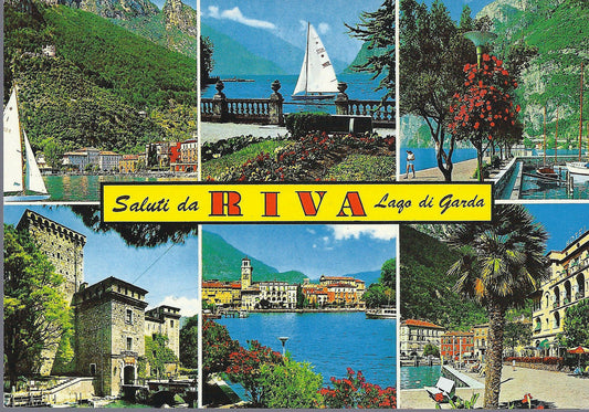 LAGO DI GARDA - RIVA - SALUTI - 6 VEDUTE - NV