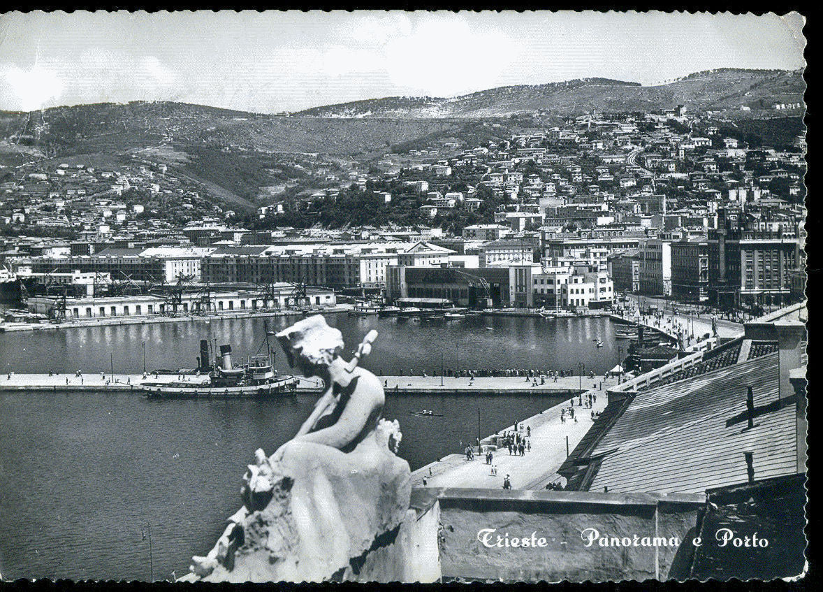 TRIESTE - PANORAMA E PORTO - V1955