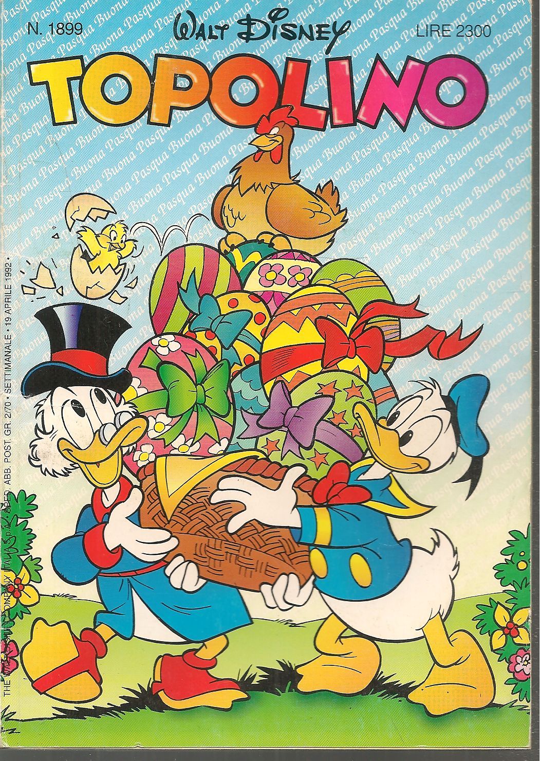 TOPOLINO N. 1899 - 19 APRILE 1992