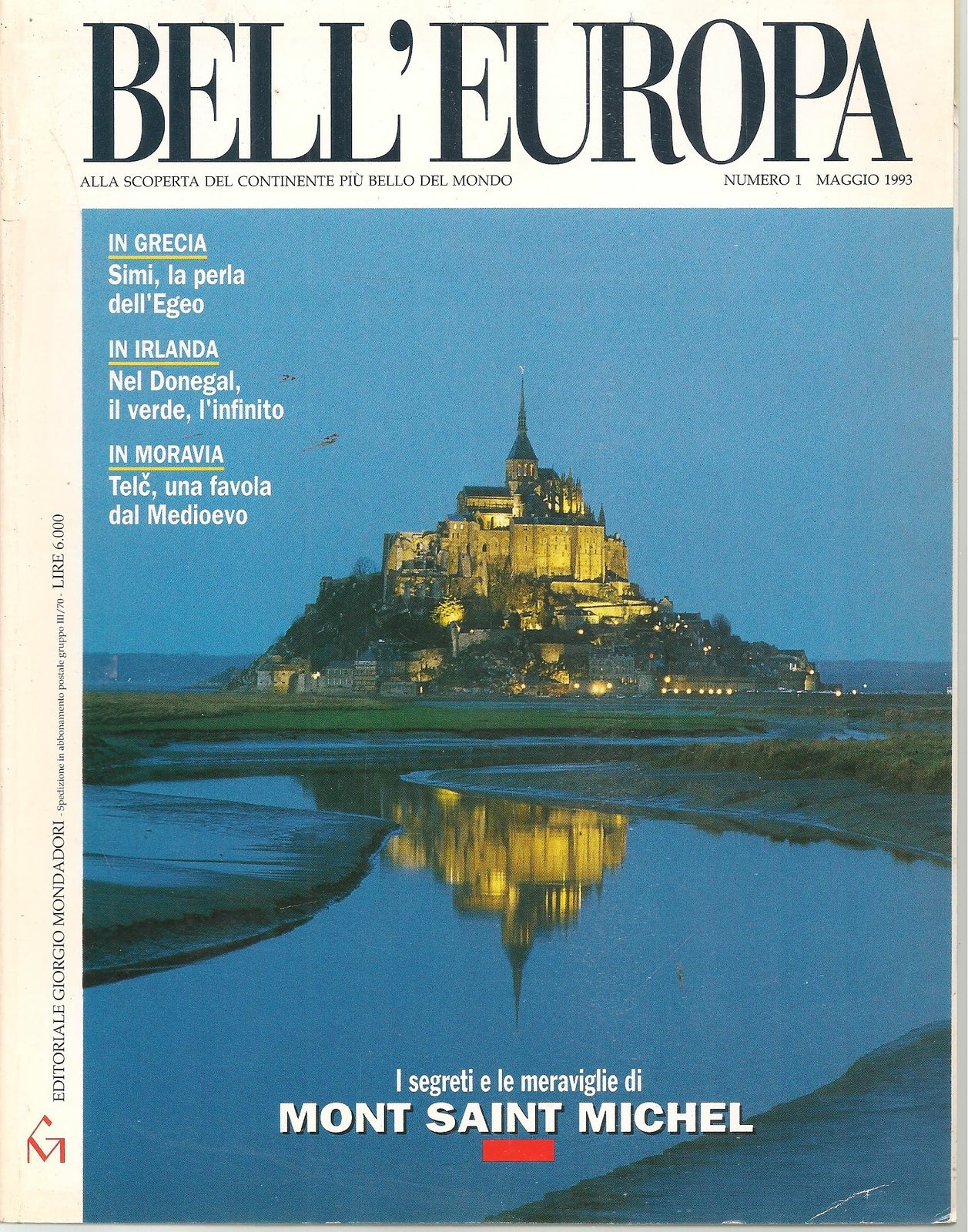 BELL'EUROPA N. 1 - MAGGIO 1993 - MONT SAINT MICHEL