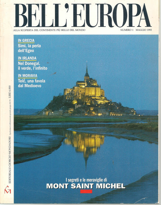 BELL'EUROPA N. 1 - MAGGIO 1993 - MONT SAINT MICHEL