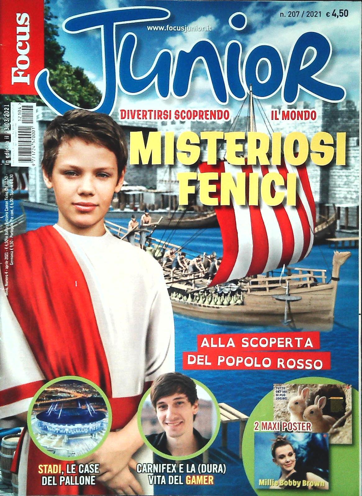 FOCUS JUNIOR N. 207 - MISTERIOSI FENICI - OUTLET DEL LIBRO
