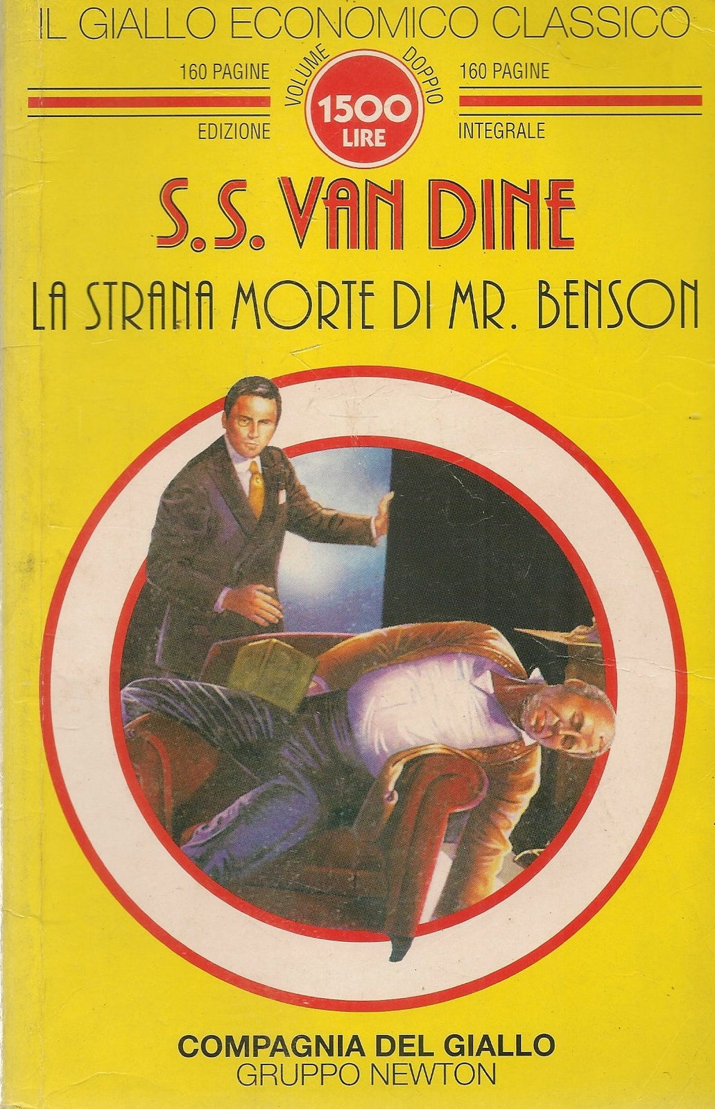 LA STRANA MORTE DI MR. BENSON -S.S. VAN DINE - COMPAGNIA DEL GIALLO N.53