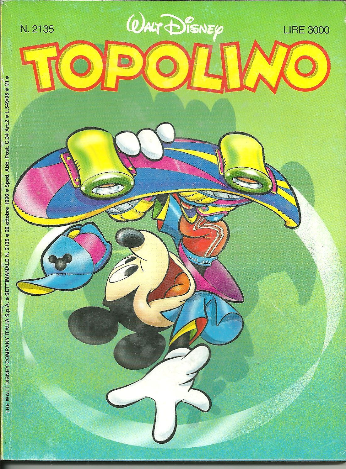 TOPOLINO N. 2135 - 29 OTTOBRE 1996