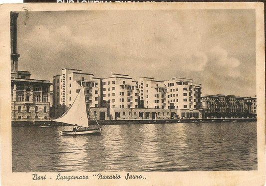 BARI - LUNGOMARE - NAZARIO SAURO -V1949