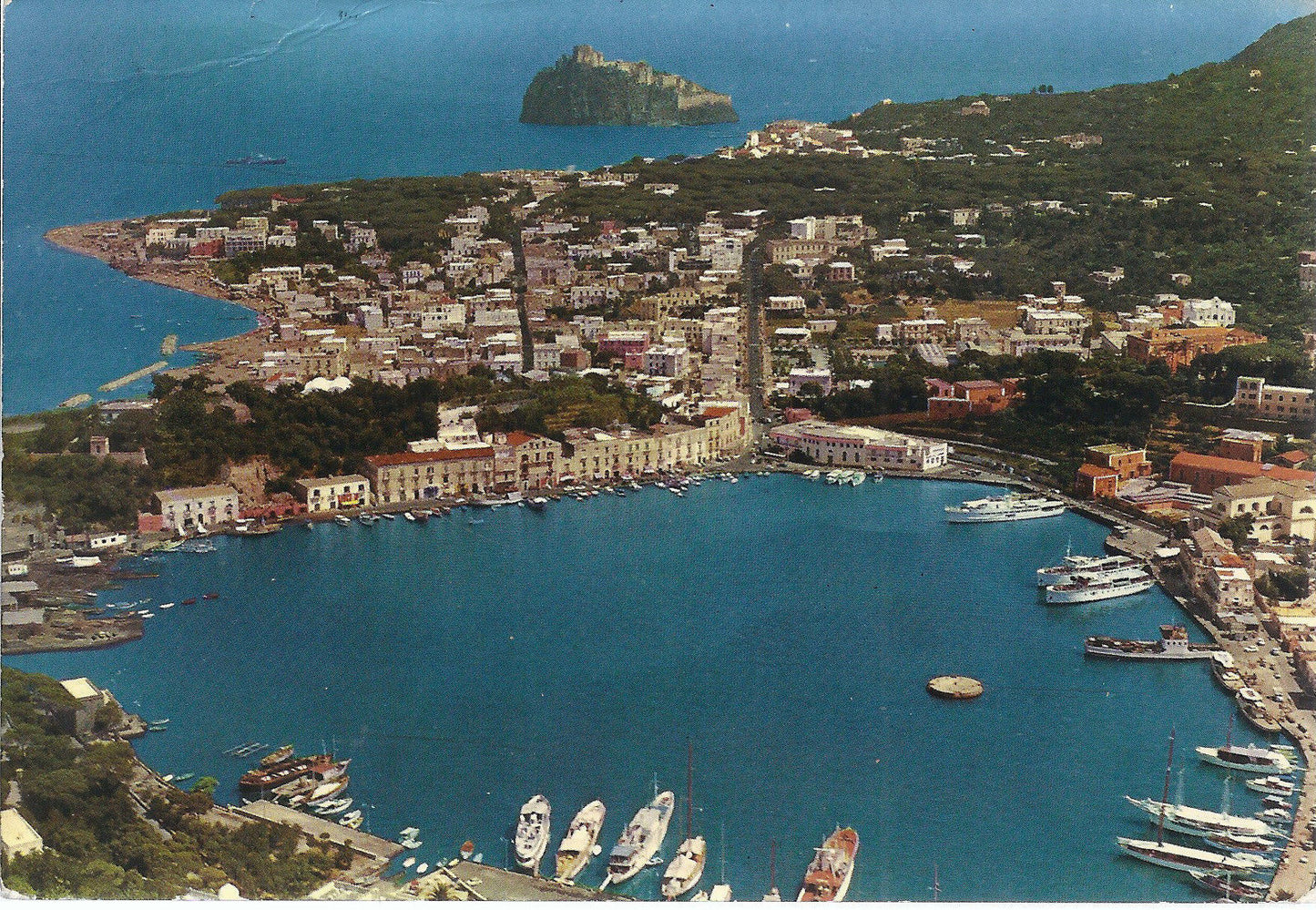 ISCHIA - VEDUTA AEREA - V 1974 - FG