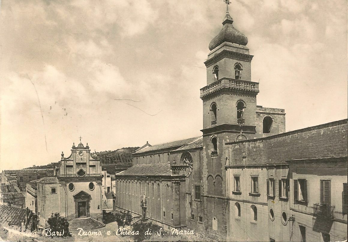 BARI - DUOMO E CHIESA DI SANTA MARIA - V1957