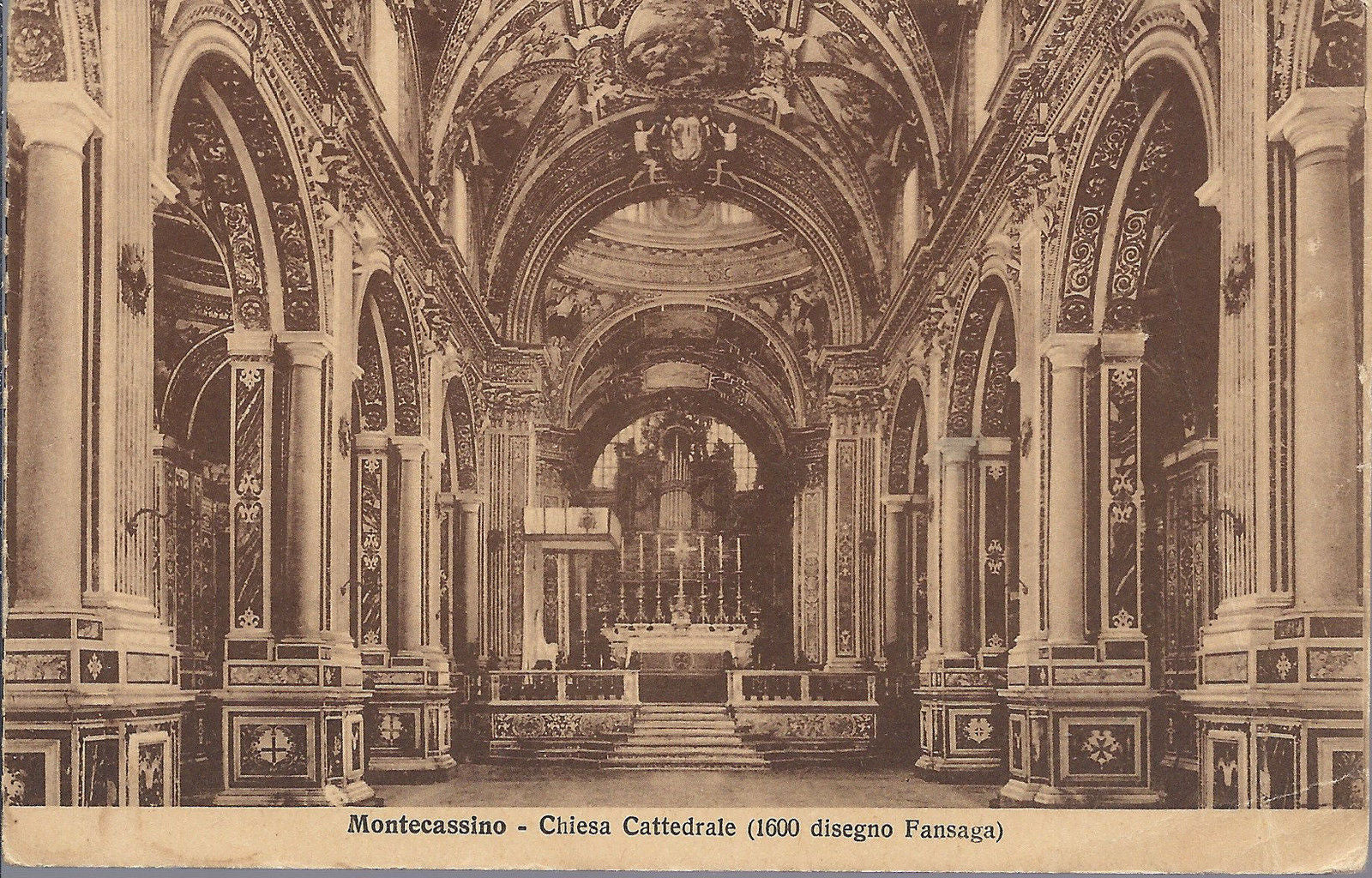 MONTECASSINO - CHIESA CATTEDRALE - NV