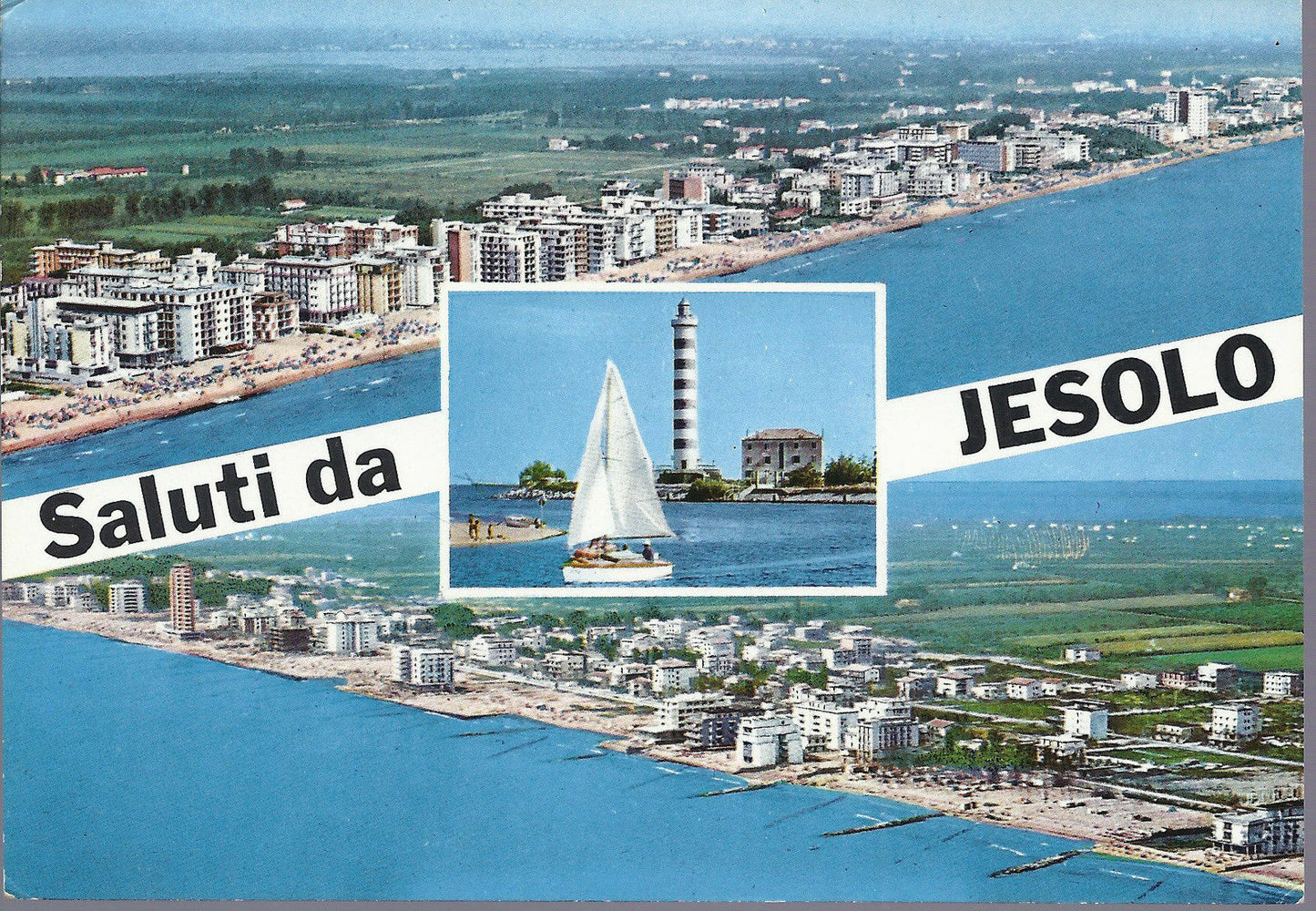 JESOLO - SALUTI - 3 VEDUTE - V 1967 - FG