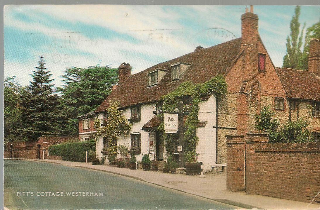 WESTERHAM - PITT'S COTTAGE - V1976