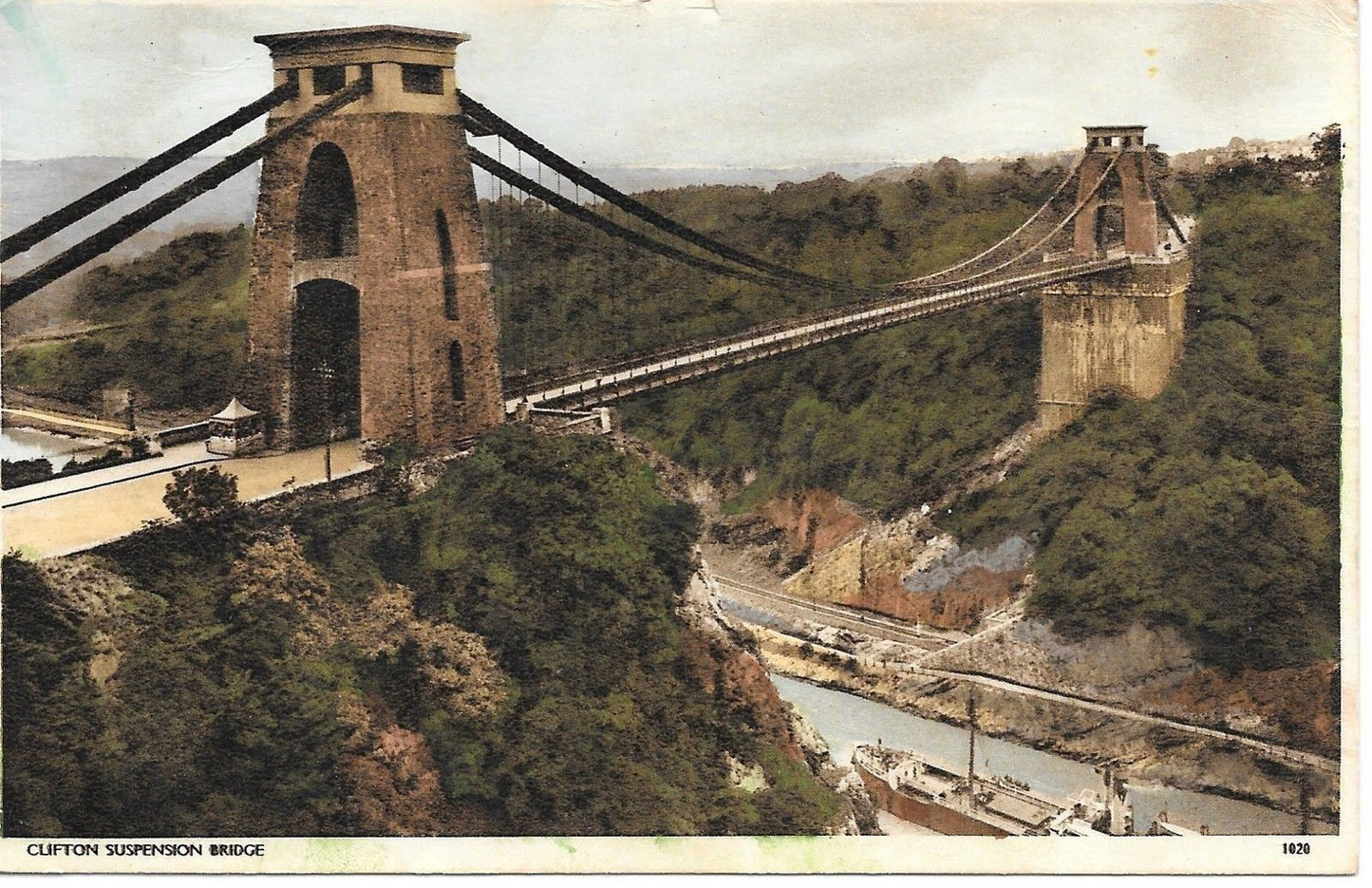 BRISTOL CLIFTON SUSPENSION BRIDGE - V/T1936