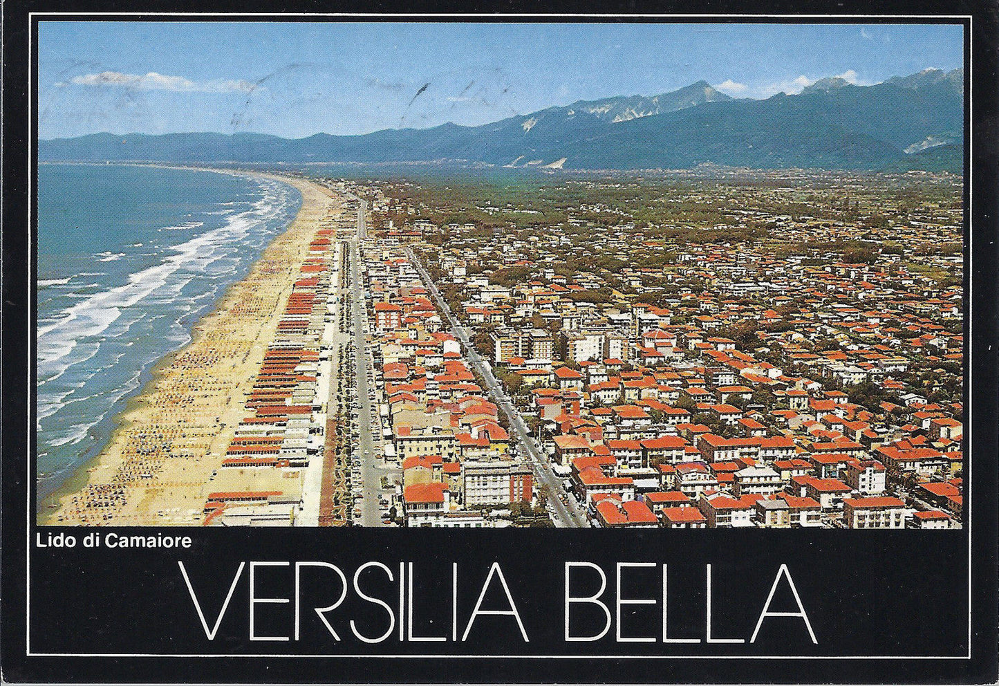 LIDO DI CAMAIORE - PANORAMA DALL'AEREO - V1988