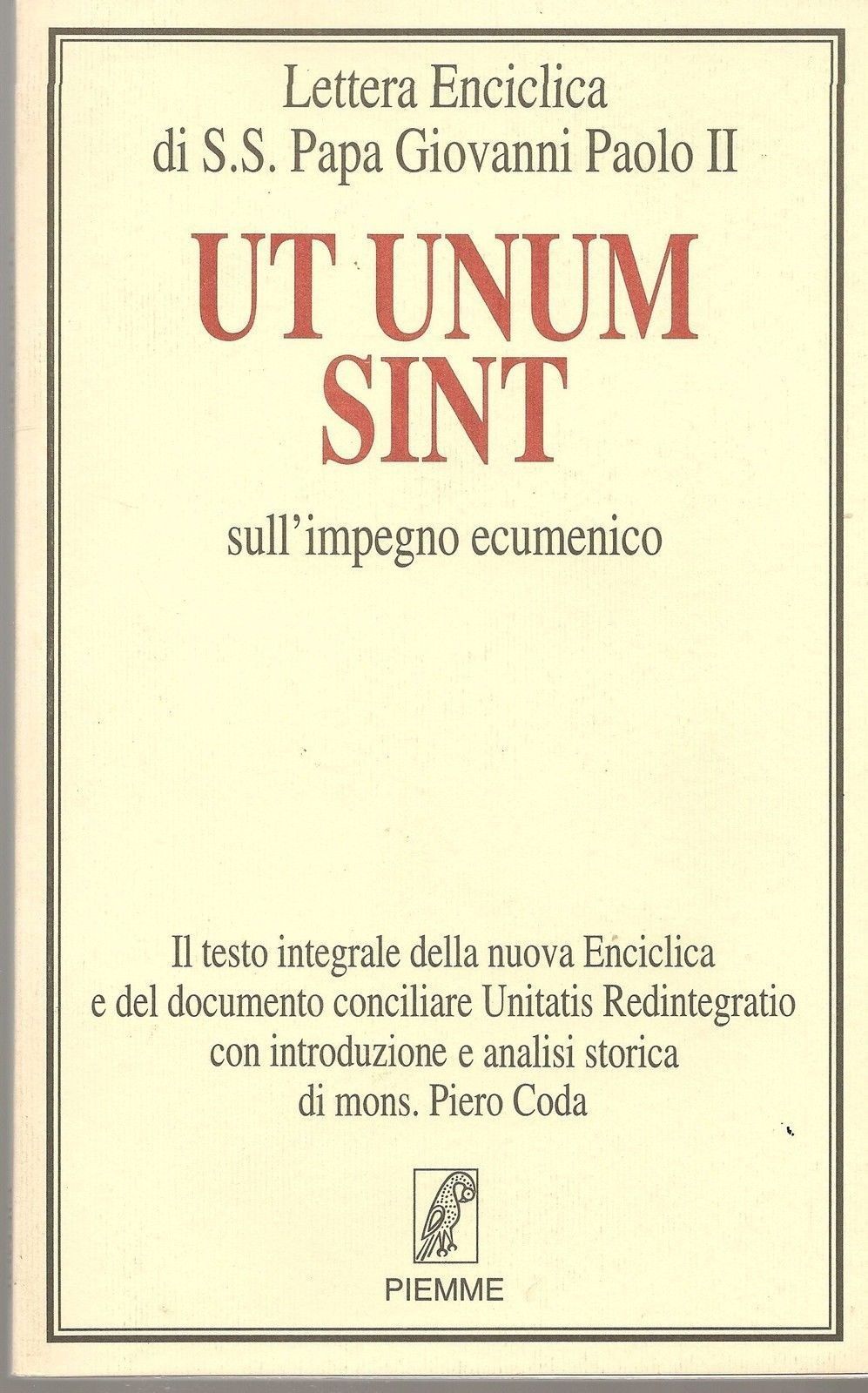 UT UNUM SINT - GIOVANNI PAOLO II