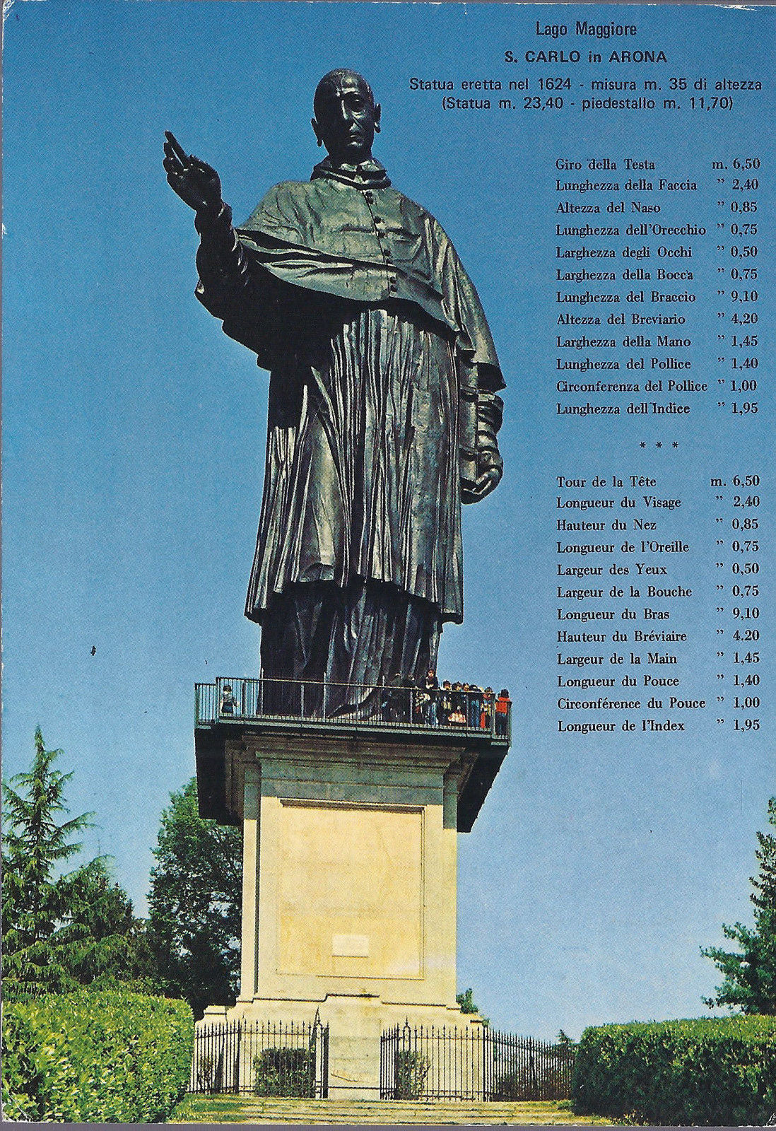 ARONA - STATUA DI S. CARLO - VSD - FG