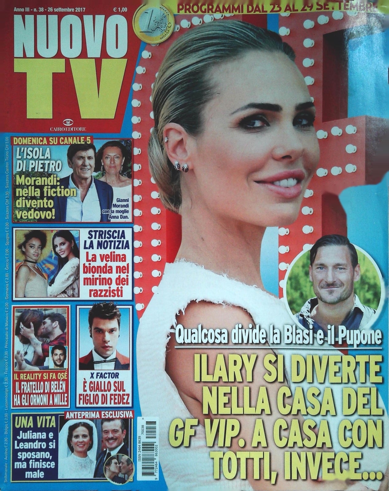 NUOVO TV 26 SETTEMBRE 2017 - ILARY BLASI - VELINA STRISCIA - FEDEZ