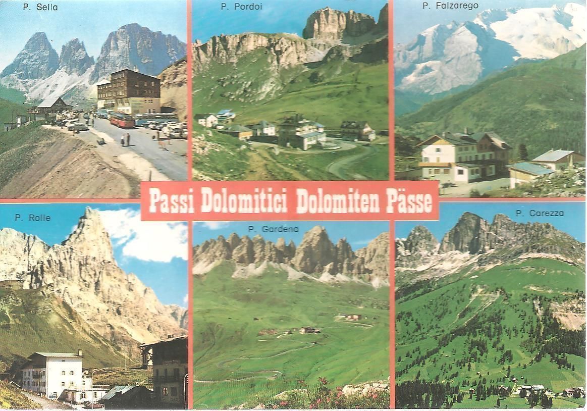 PASSI DOLOMITICI - 6 VEDUTE - NV