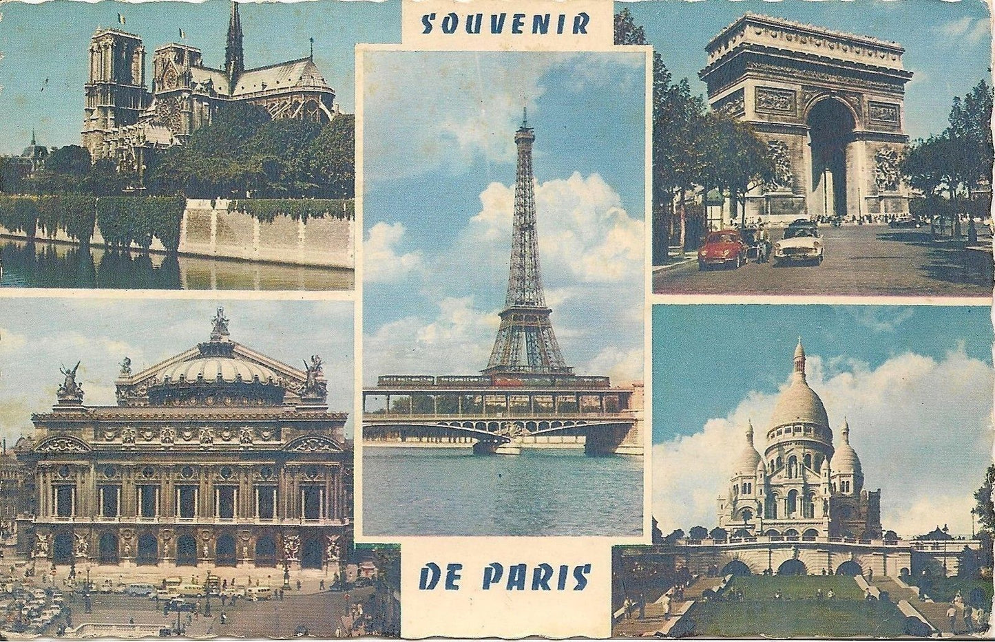 PARIGI - 5 VEDUTE - V1964