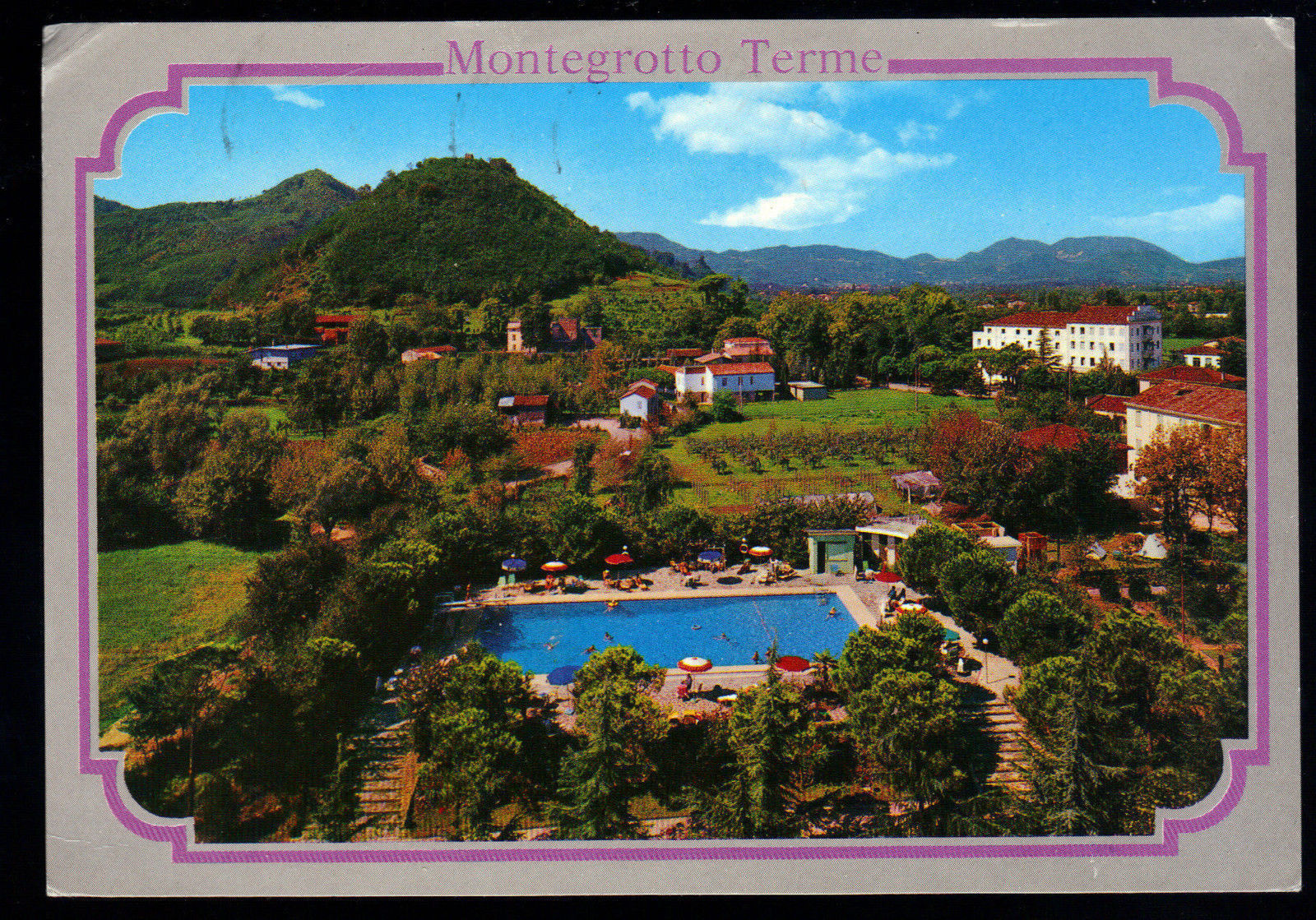 MONTEGROTTO TERME - PISCINA TERMALE E PANORAMA - V1990