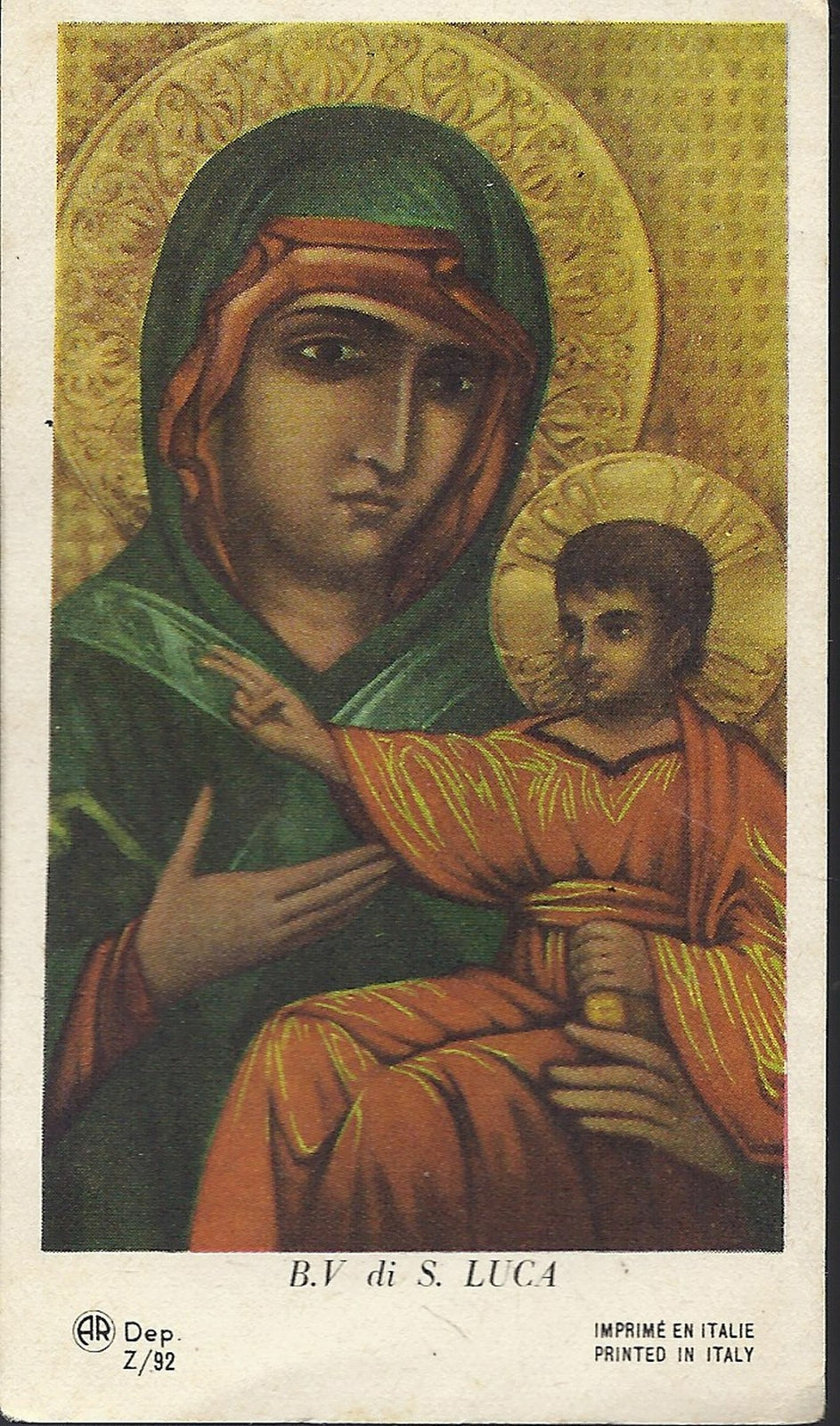 B.V. di S. LUCA - SANTINO - AS015-353 - Ed. AR