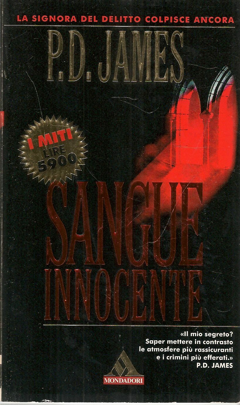 SANGUE INNOCENTE - PHYLLIS D. JAMES - ED- I9 MITI 1996