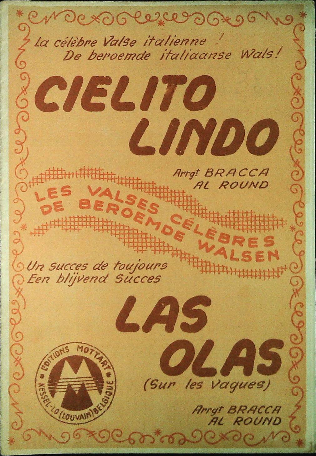 CIELITO LINDO - LAS OLAS - SPARTITO-SHEET MUSIC