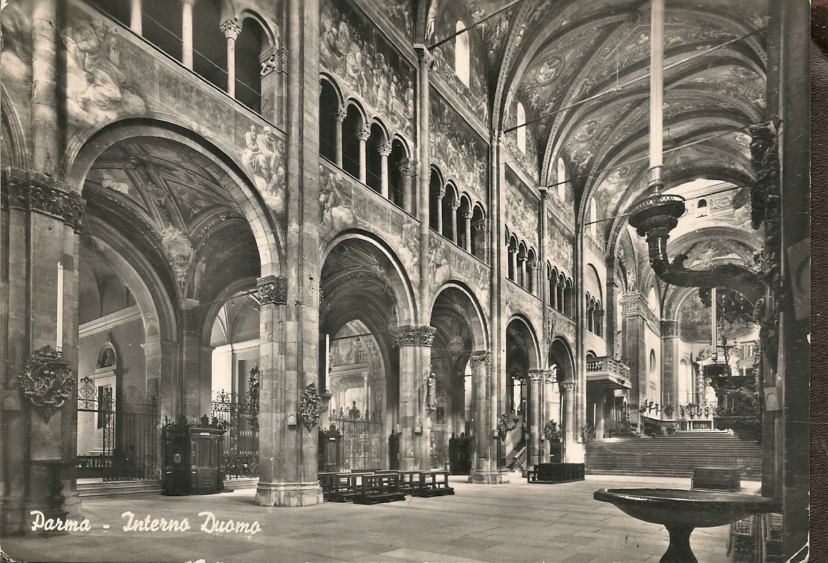 PARMA - INTERNO DUOMO -V1961