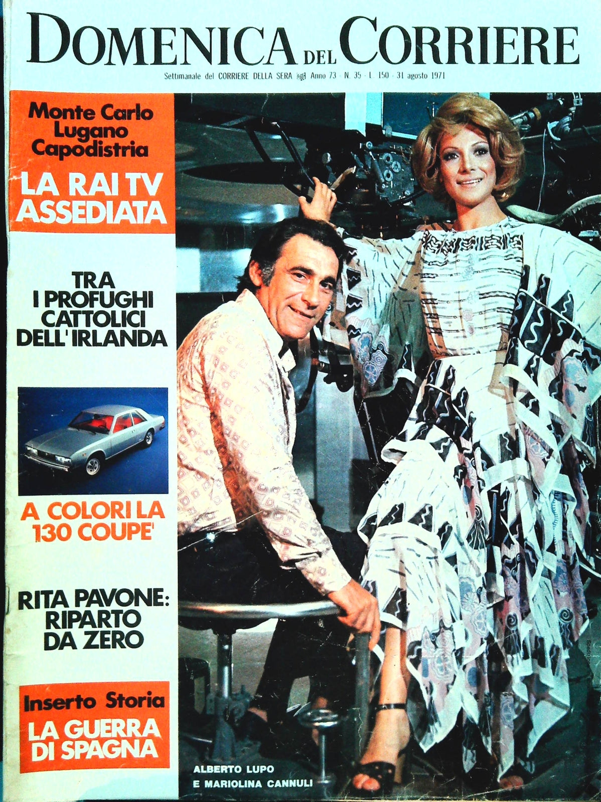 DOMENICA DEL CORRIERE - 31 AGOSTO 1971
