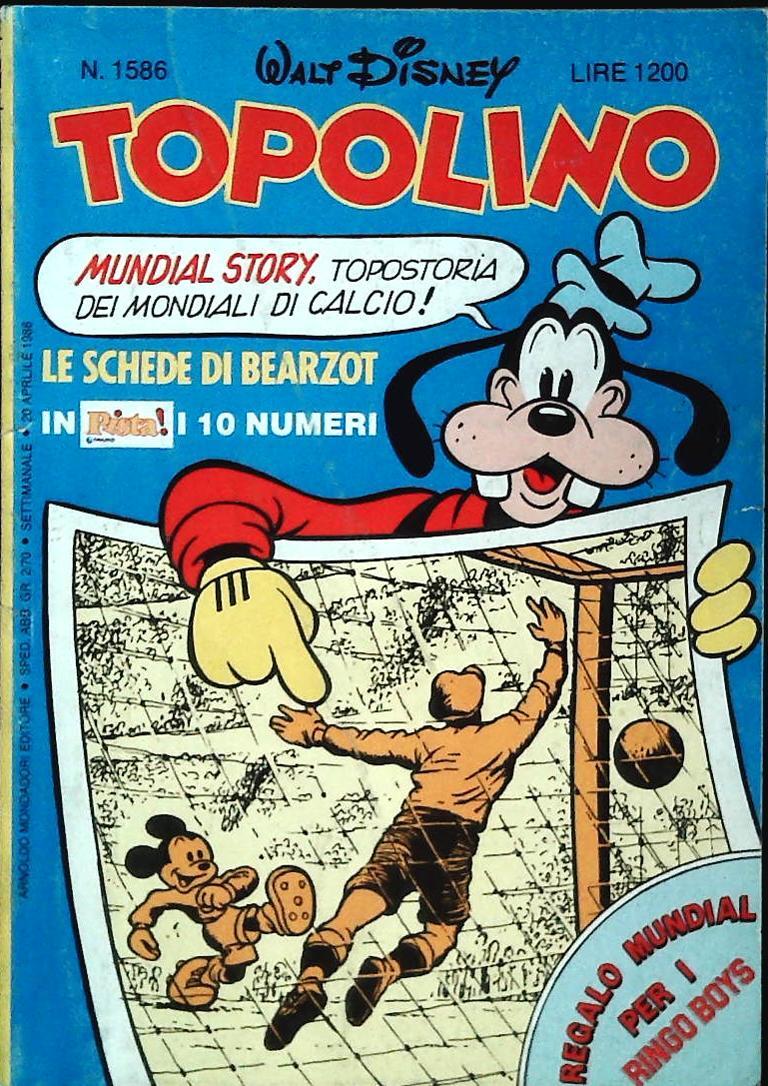 TOPOLINO N. 1586 - 20 APRILE 1986