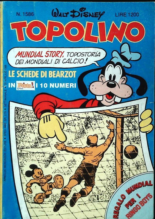 TOPOLINO N. 1586 - 20 APRILE 1986