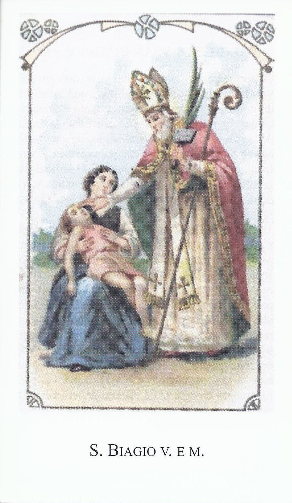 S. BIAGIO VESCOVO E MARTIRE - SANTINO - AS011-216