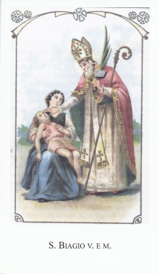 S. BIAGIO VESCOVO E MARTIRE - SANTINO - AS011-216