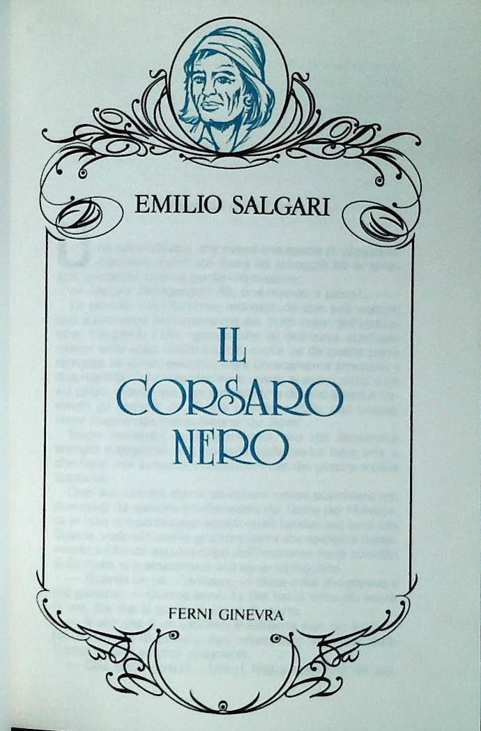IL CORSARO NERO - EMILIO SALGARI - FERNI 1977