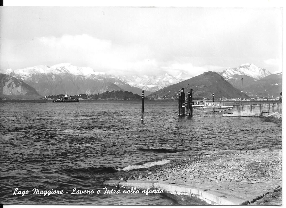 LAGO MAGGIORE - LAVENO E INTRA SULLO SFONDO - V1961
