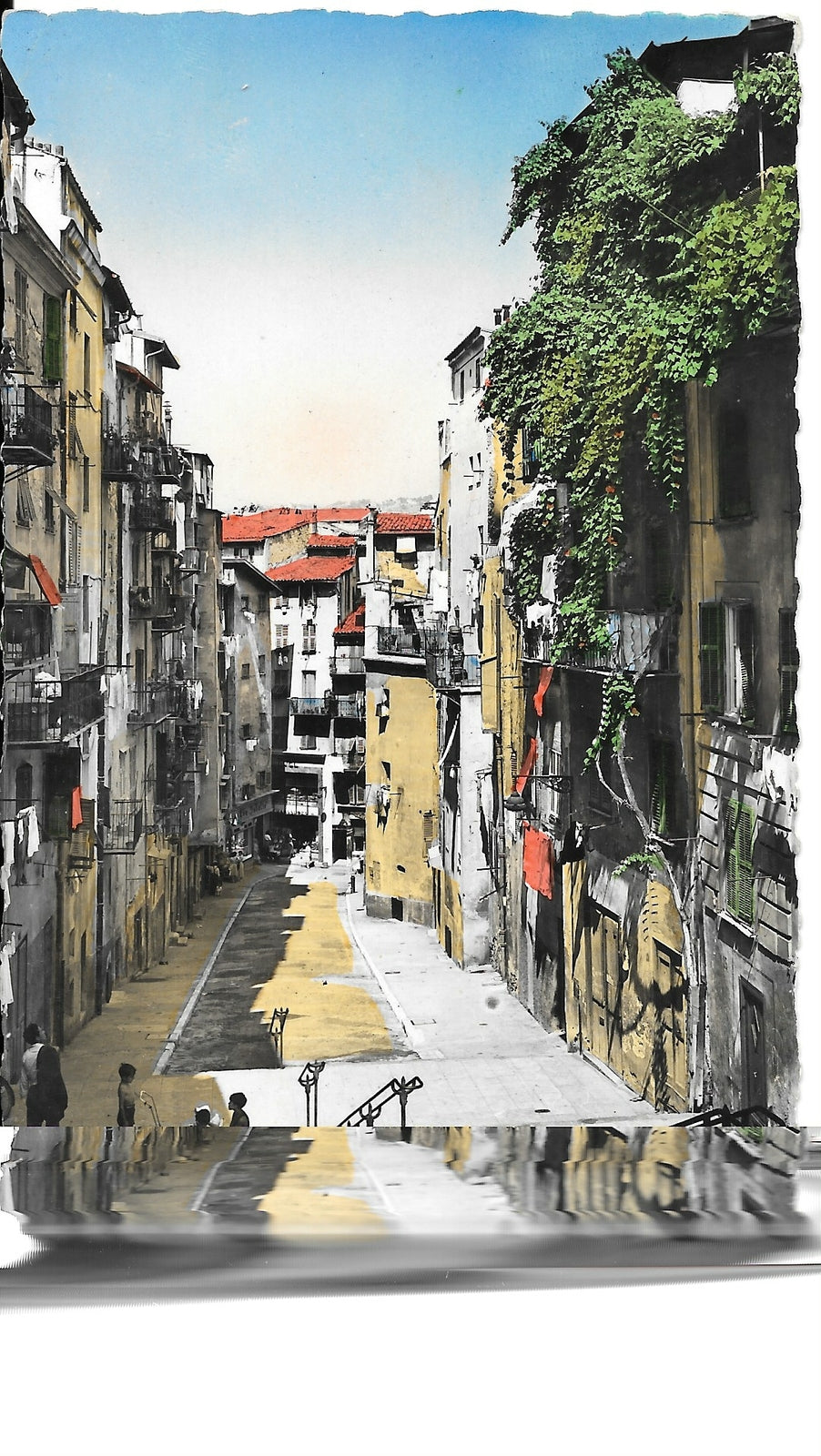 NIZZA - UNE RUE DE LA VIEILLE VILLE - ACQUARELLATA - V1954