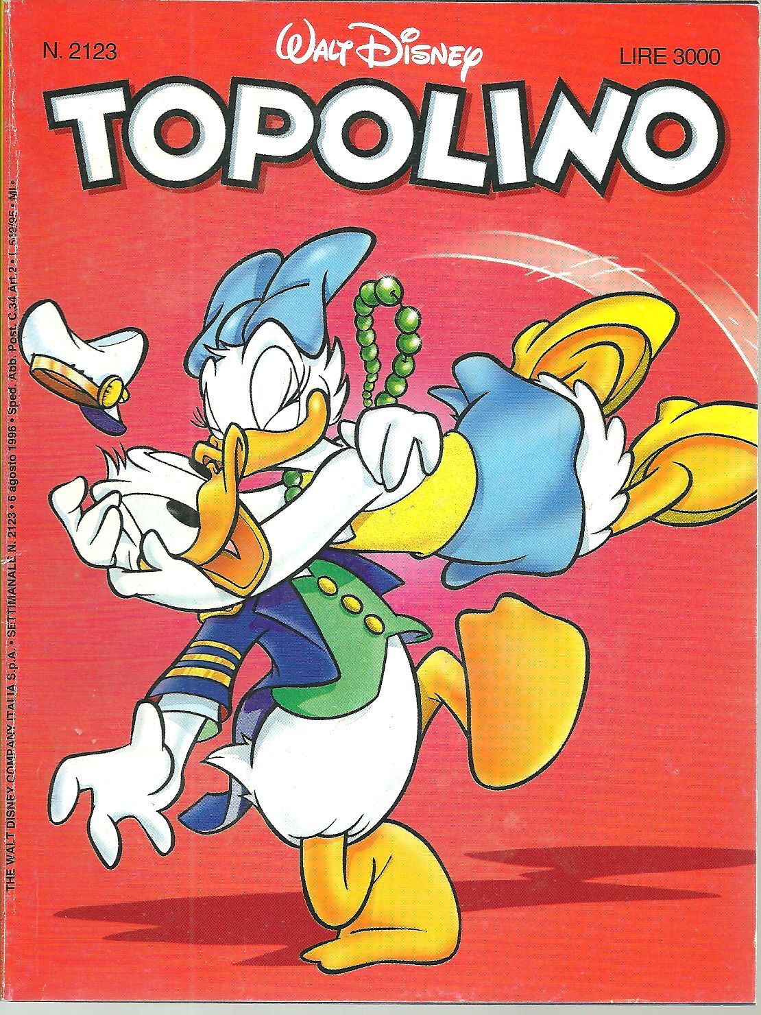 TOPOLINO N. 2123 - 6 AGOSTO 1996