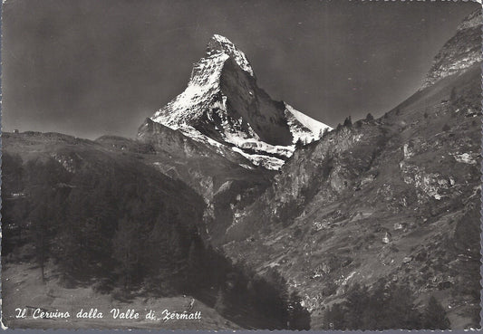 IL CERVINO DALLA VALLE DI ZERMATT - V 1961 - FG
