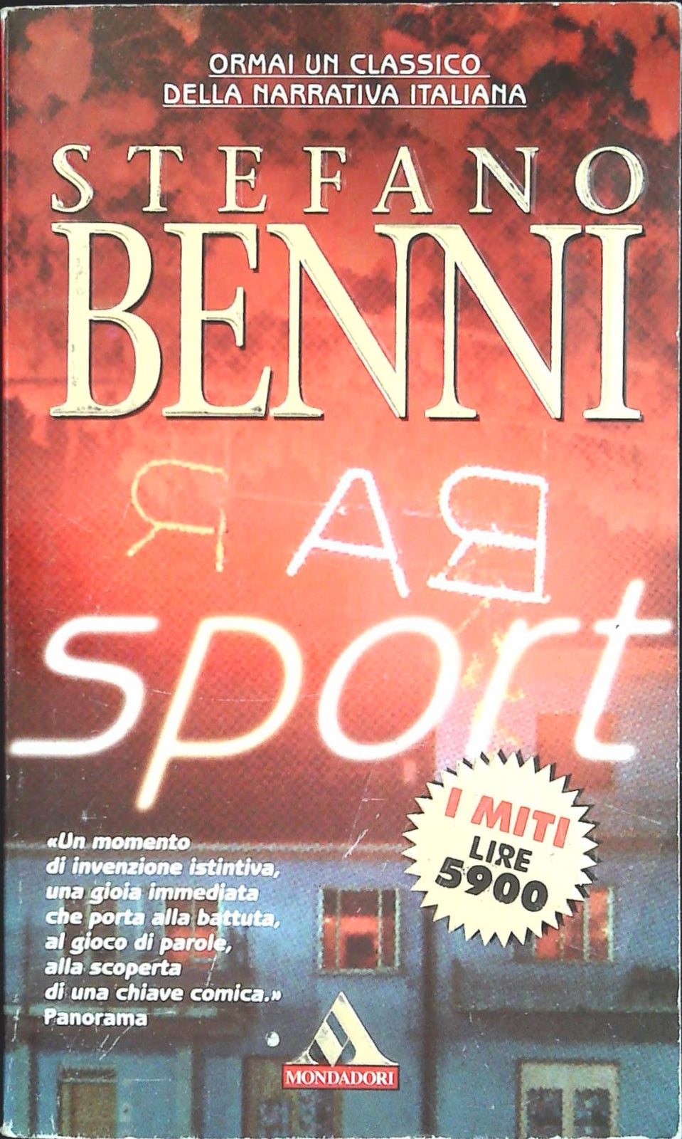 BAR SPORT - STEFANO BENNI - MITI MONDADORI 1995