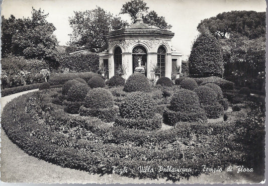 PEGLI - VILLA PALLAVICINO - TEMPIO DI FLORA - V 1956 - FG