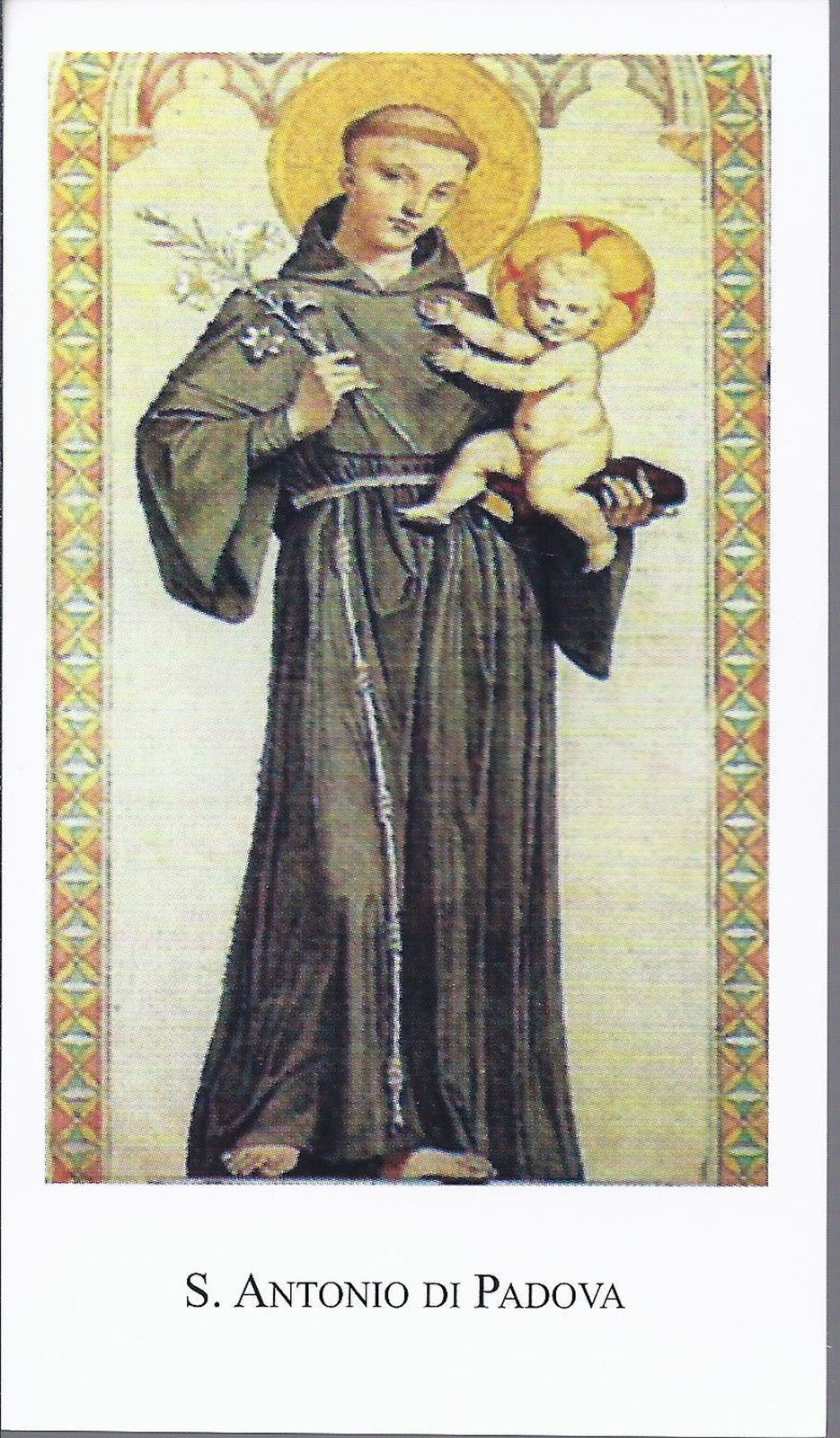 S. ANTONIO di PADOVA - SANTINO - AS014-059 - Ed. Paco