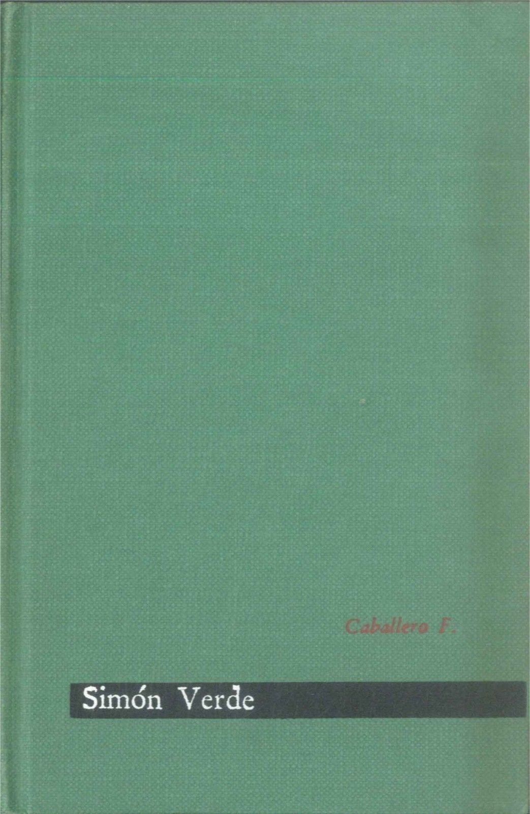 SIMON VERDE - FERNAN CABALLERO -Cecilia Bohl de Faber-