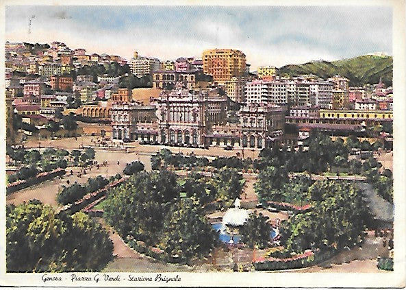 GENOVA - PIAZZA G. VERDI - STZIONE BRIGNOLE - V1950