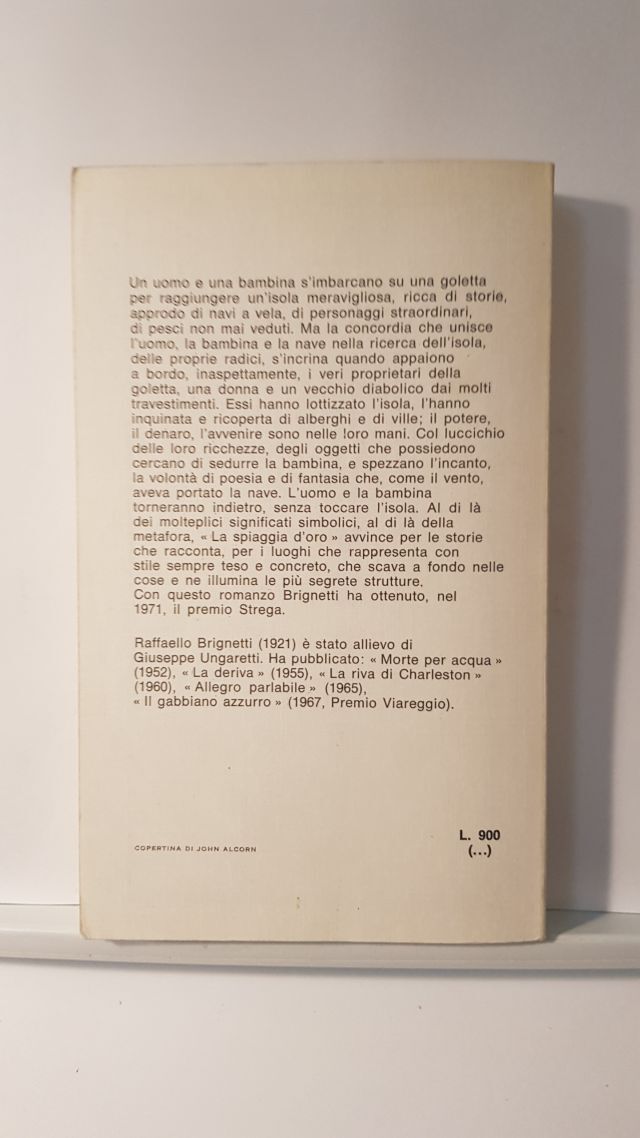LA SPIAGGIA D'ORO - RAFFAELE BRIGNETTI - BUR 1974